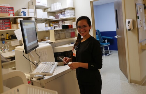 Lab staff